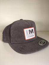 Load image into Gallery viewer, YP CLASSICS® Corduroy Snapback Cap - Charcoal Gray
