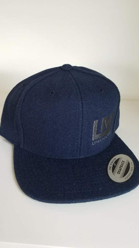 Wool Logo Hat - Navy/Grey
