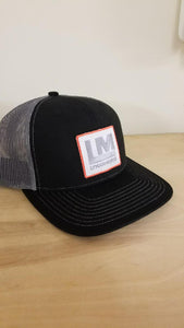 Snapback Trucker Hat Black/Gray LM Patch