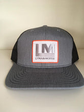 Load image into Gallery viewer, Snapback Trucker Hat - Gray/Black - LM Patch