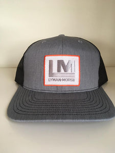 Snapback Trucker Hat - Gray/Black - LM Patch